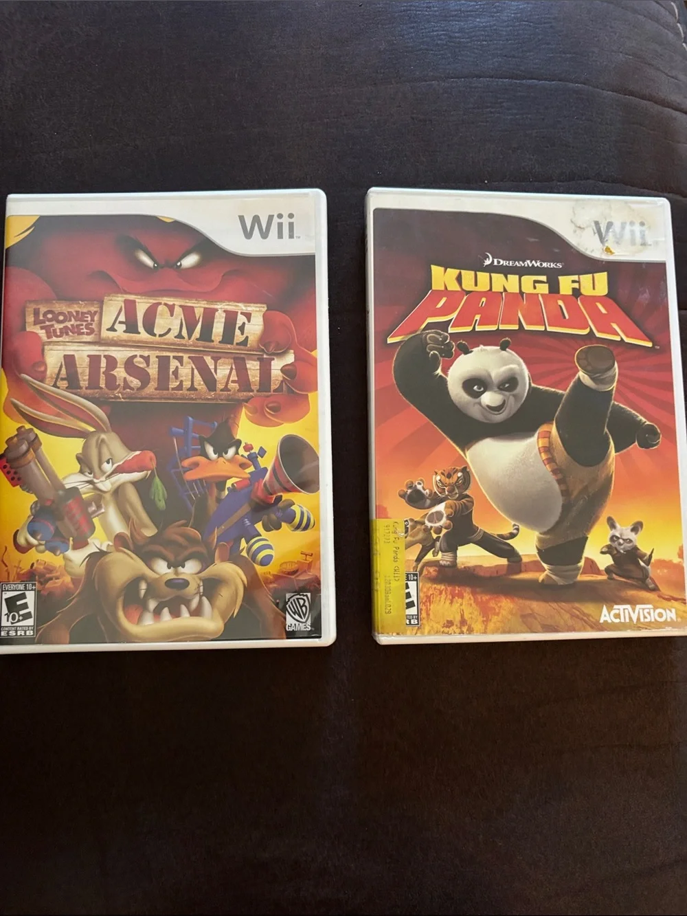 Wii Game Lot: Looney Tunes ACME Arsenal + Kung Fu Panda